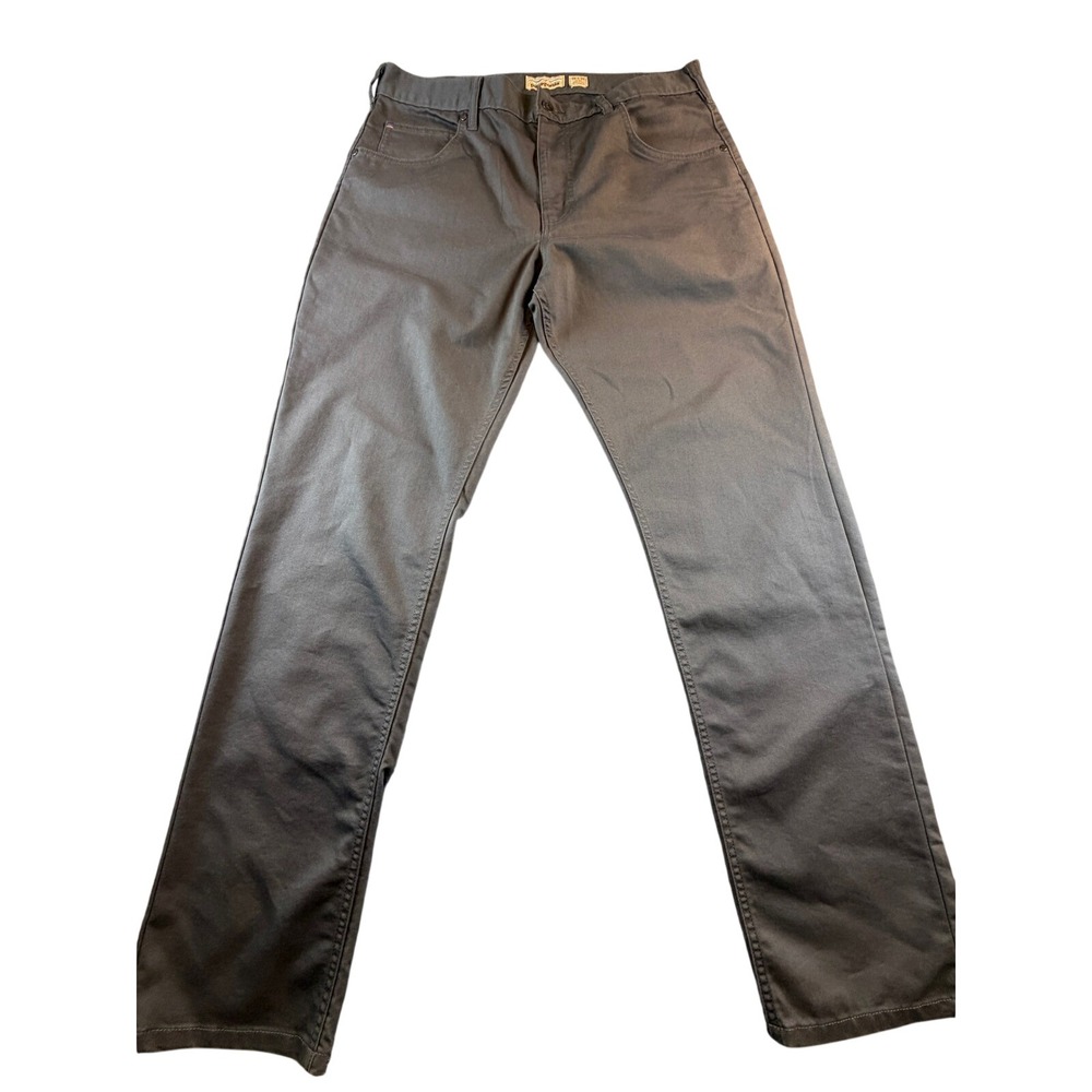Patagonia Mens Straight Fit Duck Pant Grey Organic Cotton 36 x 32 1637